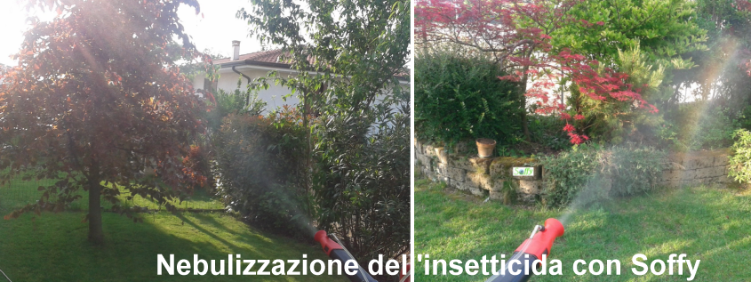 Soluzione per eliminare le zanzare